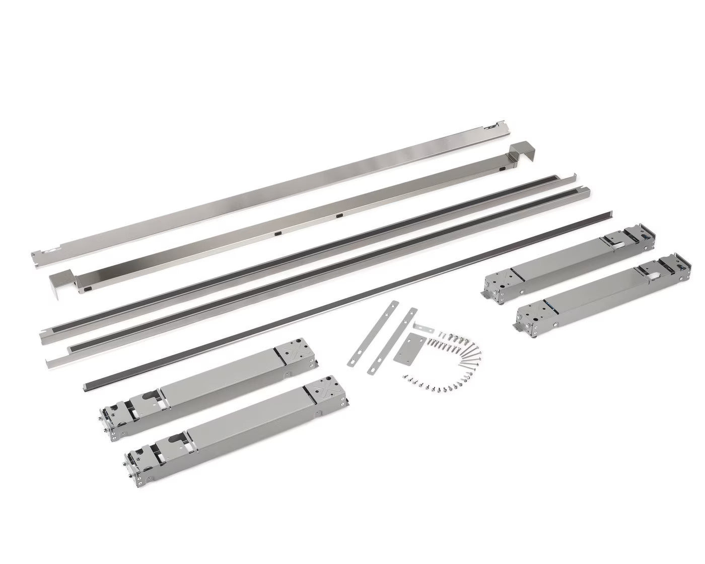 Frigidaire Professional - 75 Inch Flat Dual Built-In Trim Kit Accessory in Stainless - TRMKTEZ2FL75