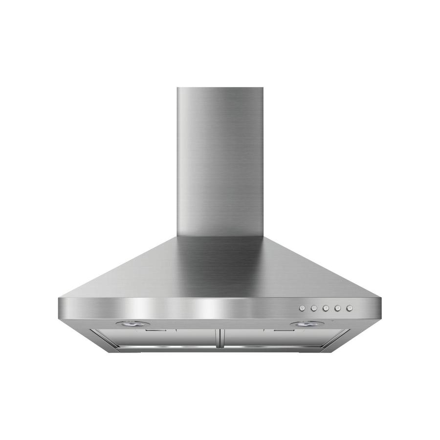 Whirlpool - 24 Inch 300 CFM Wall Mount and Chimney Range Vent in Stainless - UXW7324BSS