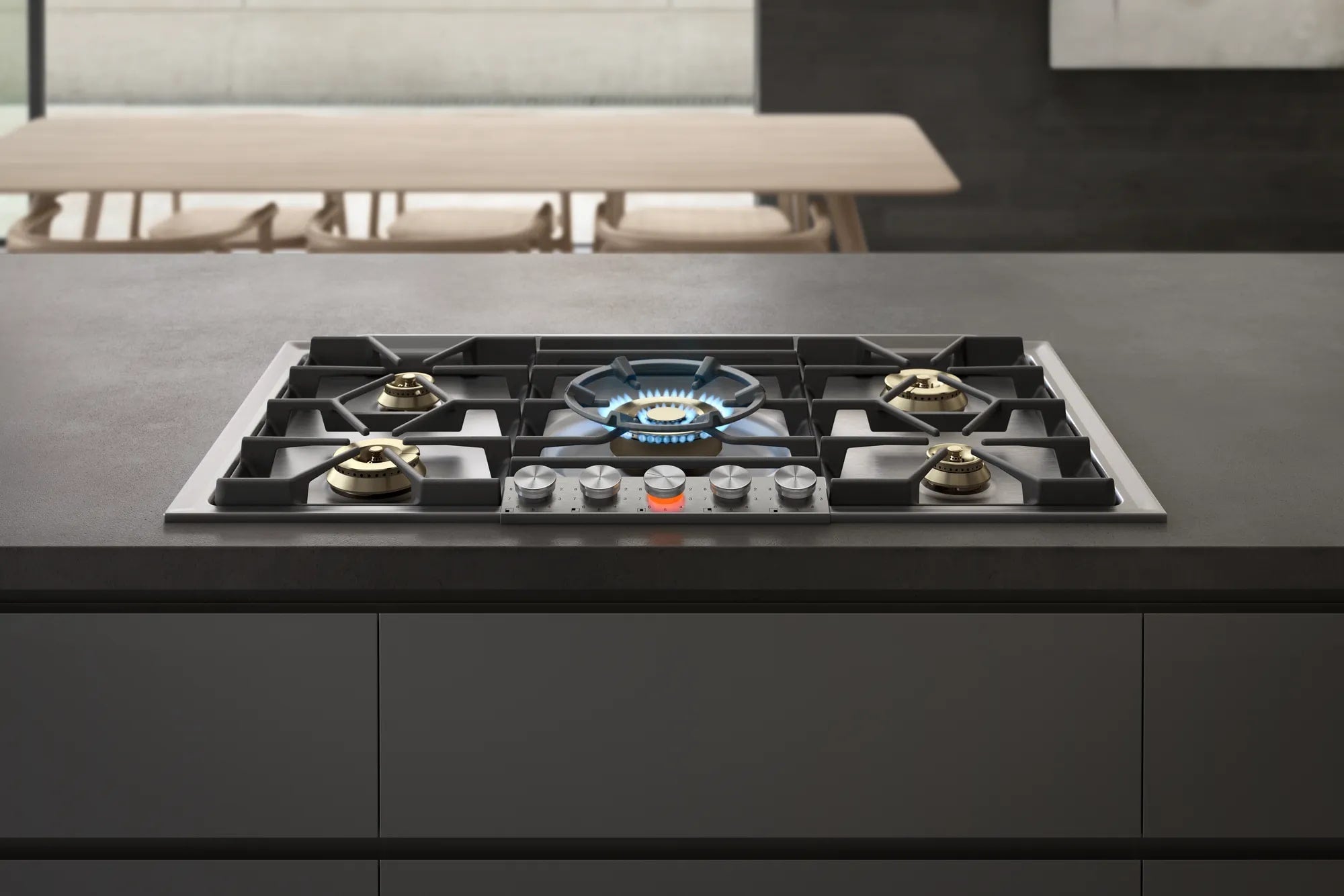 Gaggenau - 36 inch wide Gas Cooktop in Stainless - VG295150CA