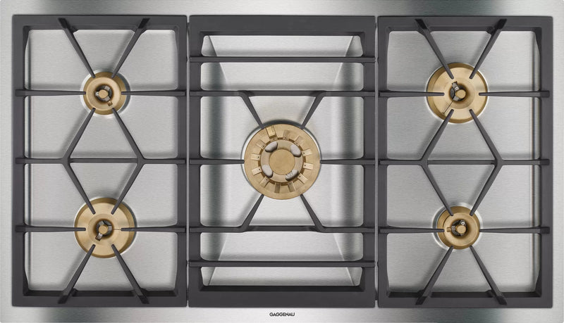 Gaggenau - 35.75 inch wide Gas Cooktop in Stainless - VG491211CA
