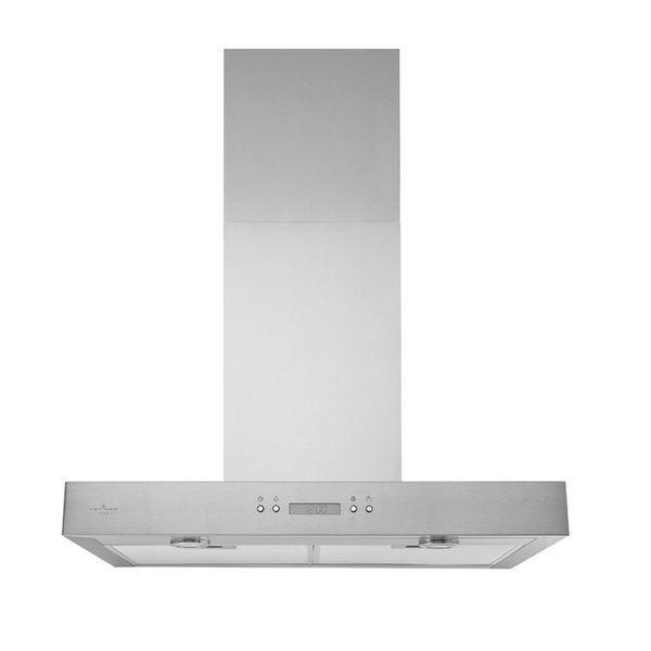 Broan - 35.5 Inch 450 CFM Wall Mount and Chimney Range Vent in Stainless - VJ70536SS