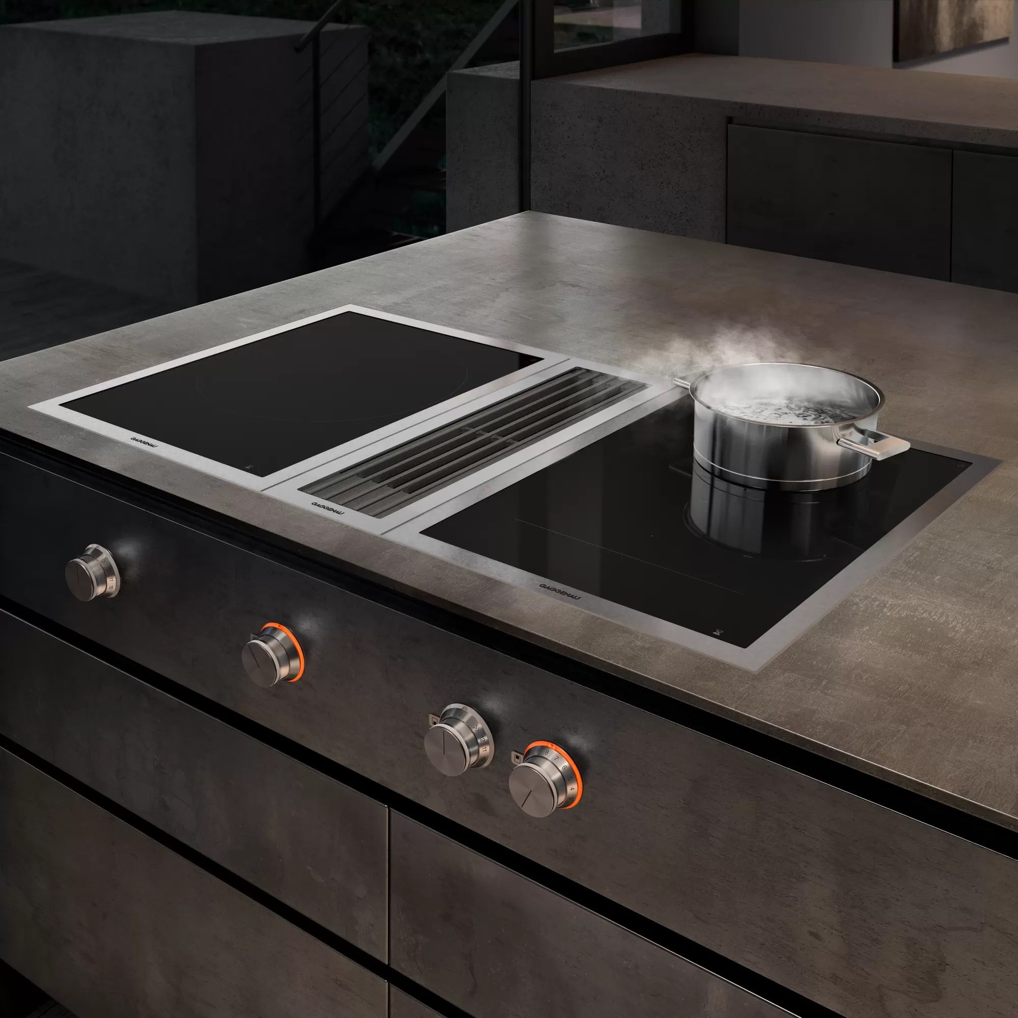 Gaggenau - 6.125 Inch Downdraft Vent in Stainless - VL414712