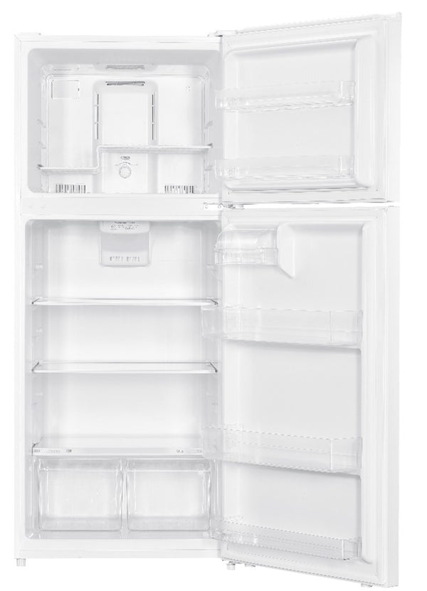 Vitara 27.7 Inch 18 cu. ft Top Mount Refrigerator in White VTFR180