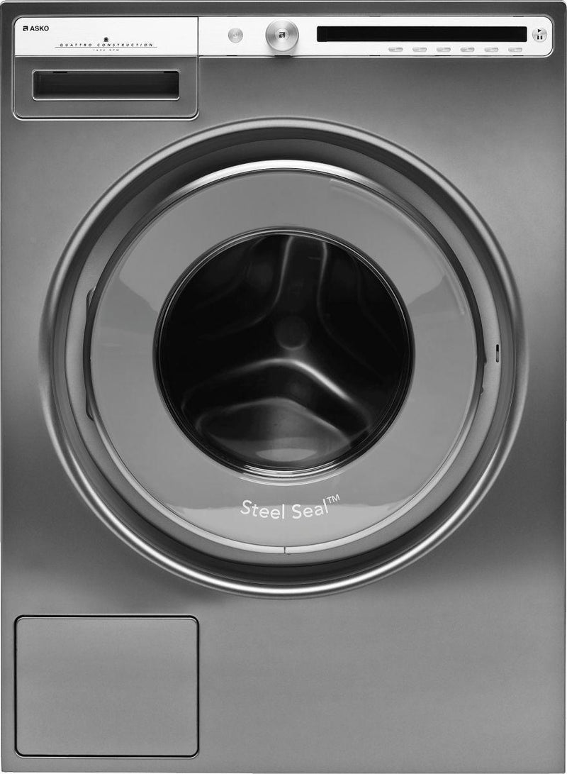 Asko - 2.8 cu. Ft  Front Load Washer in Grey - 240V - W4114CT