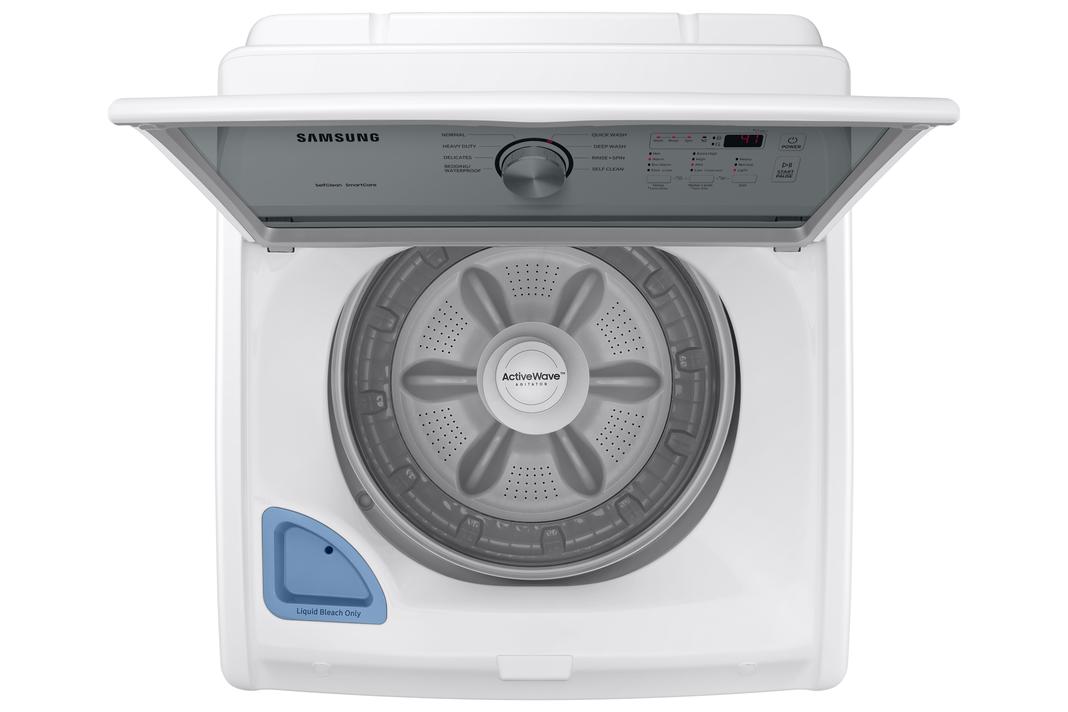 Samsung - 5.0 cu. Ft  Top Load Washer in White - WA44A3205AW