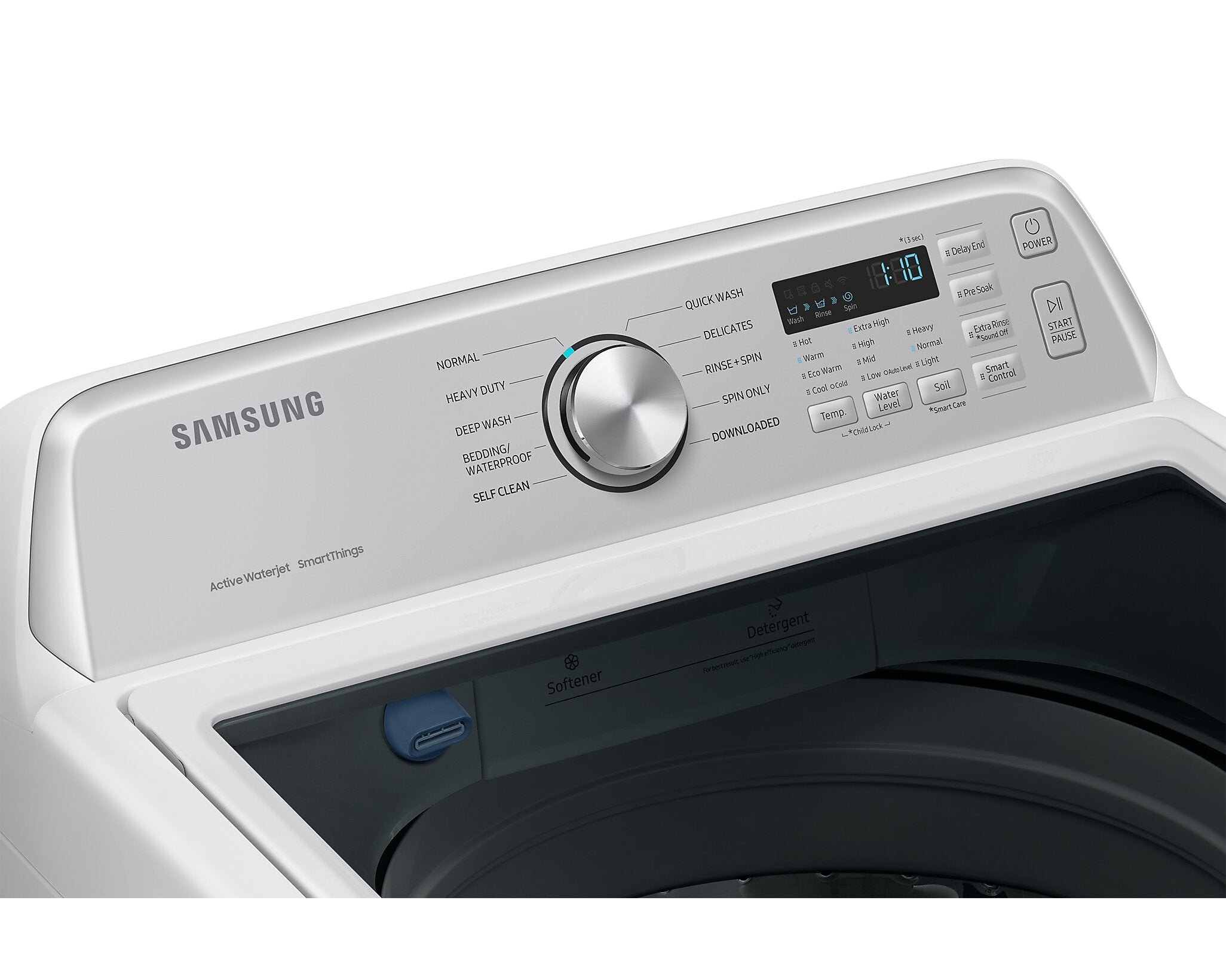 Samsung - 5.4 cu. Ft  Top Load Washer in White - WA47CG3500AWA4