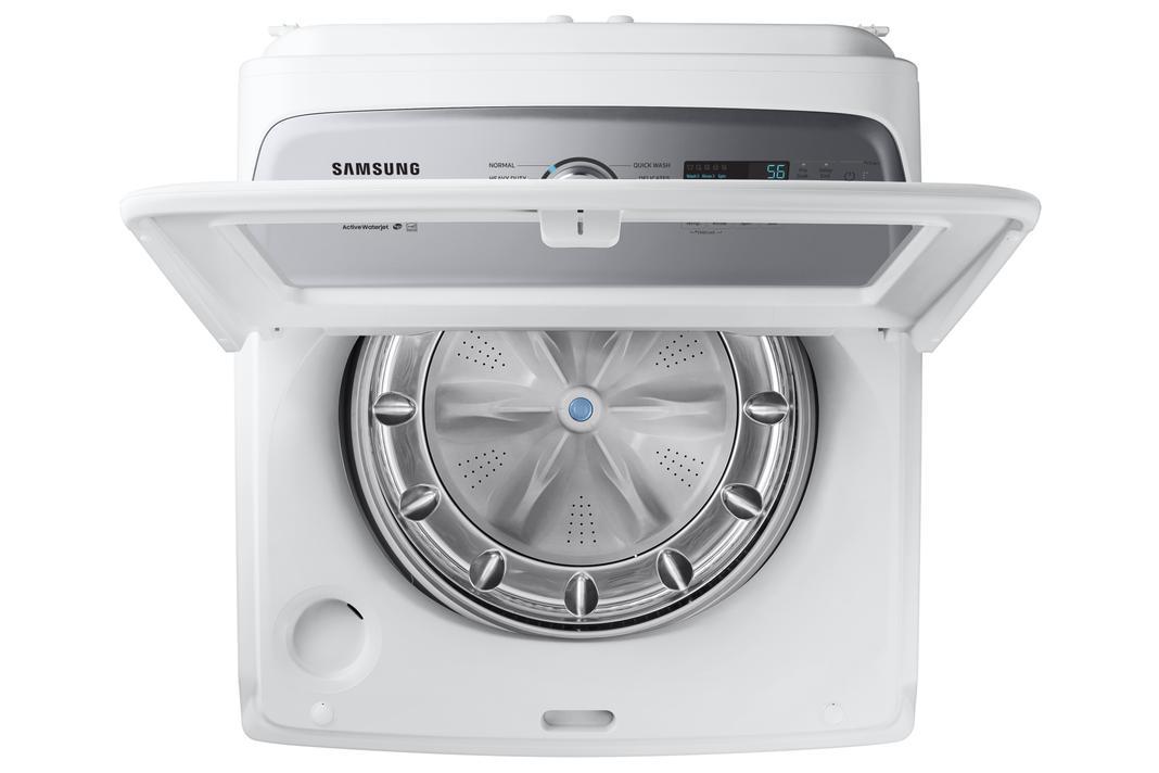 Samsung - 5.8 cu. Ft  Top Load Washer in White - WA50R5200AW