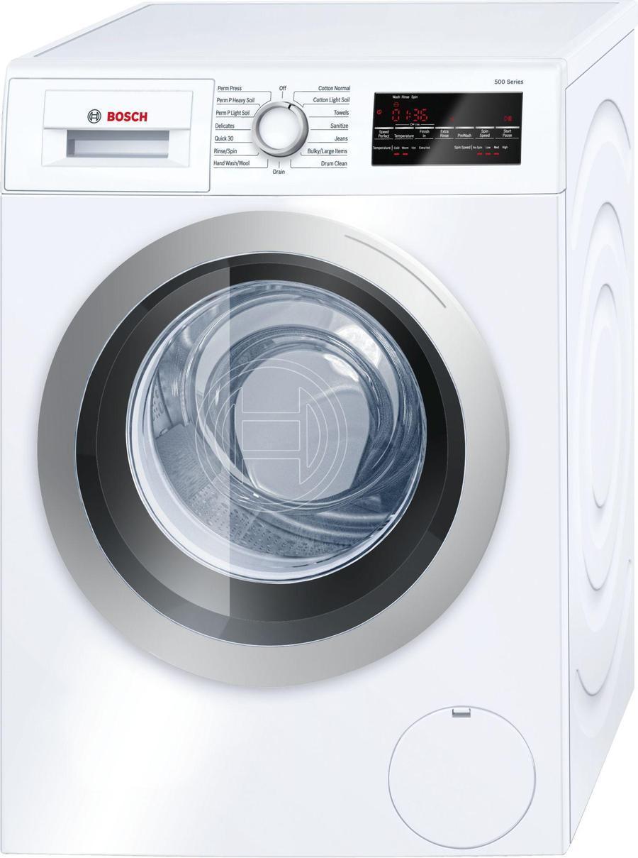 Bosch - 2.2 cu. Ft  Front Load Washer in White - WAT28401UC
