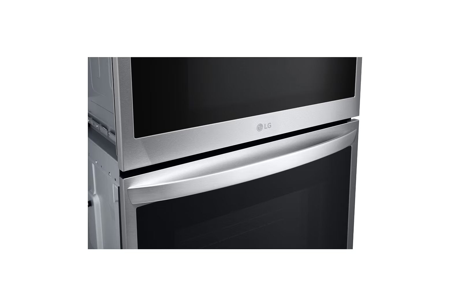 LG - 6.4 cu. ft Combination Wall Oven in Stainless - WCEP6427F