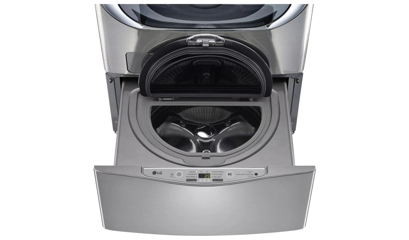 LG - 1.1 cu. Ft  Compact Washer in Stainless - WD200CV