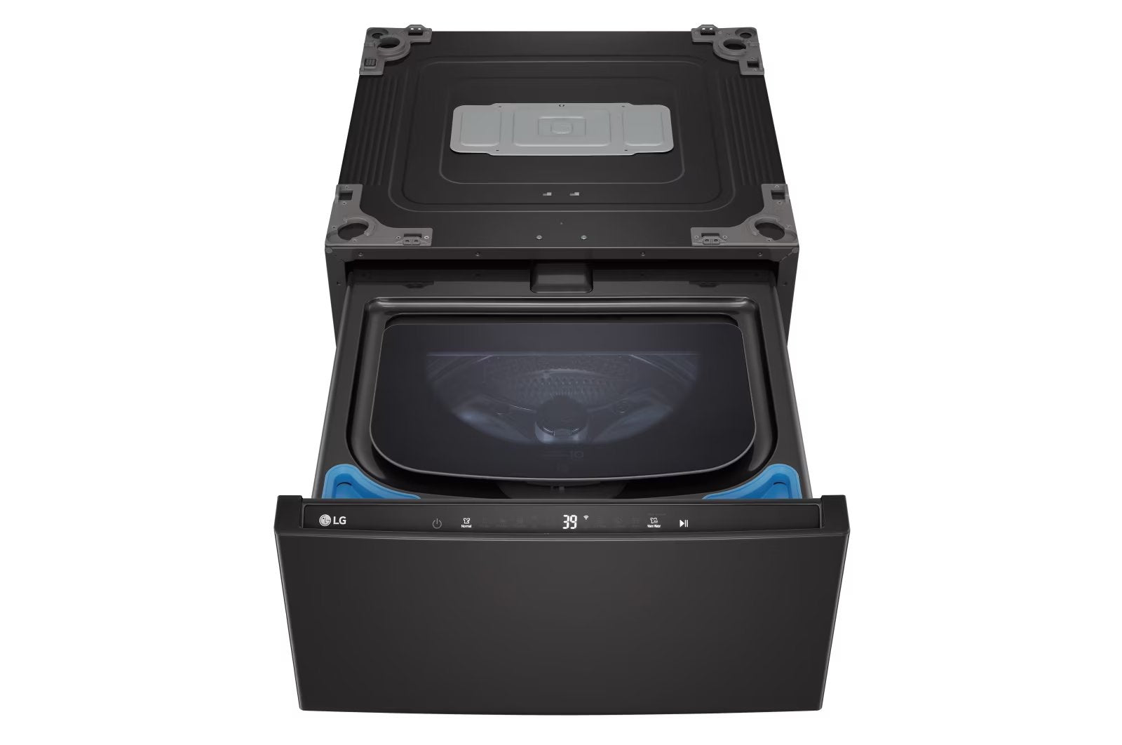 LG - 1 cu. Ft  Compact Washer in Black Stainless - WD300CB
