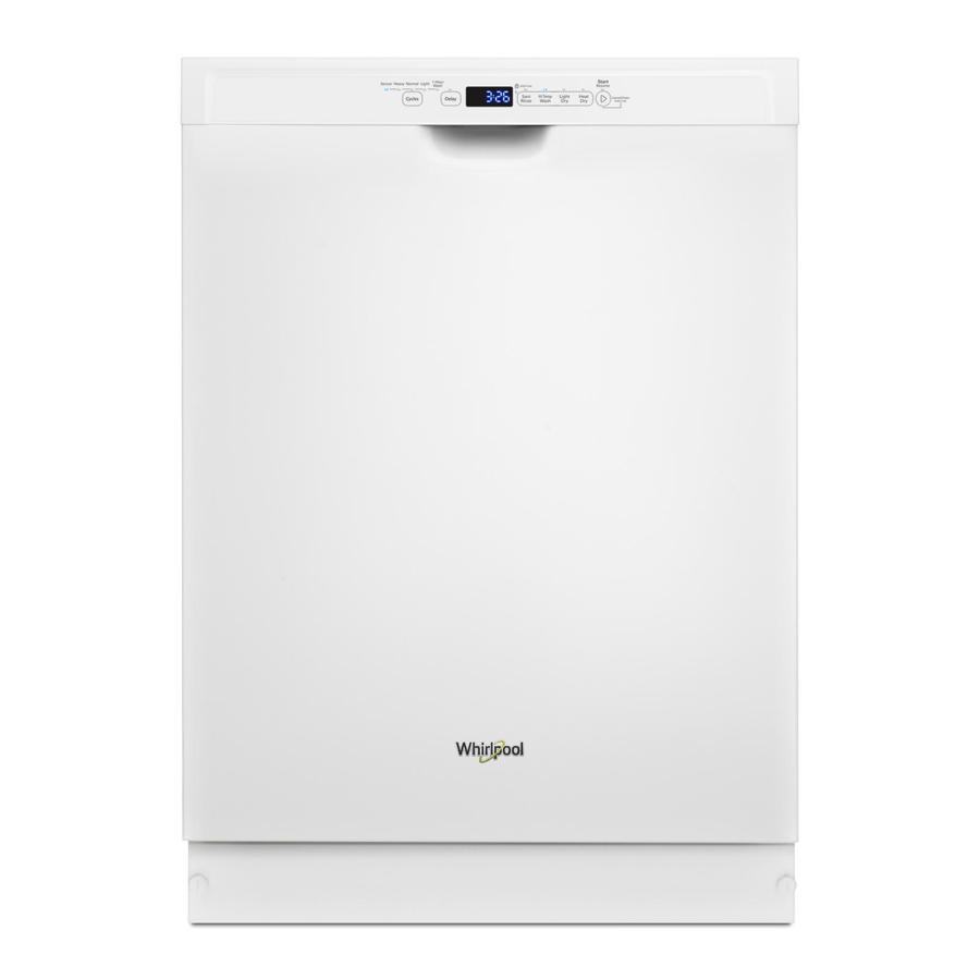 Whirlpool - 50 dBA Built In Dishwasher in White - WDF560SAFW