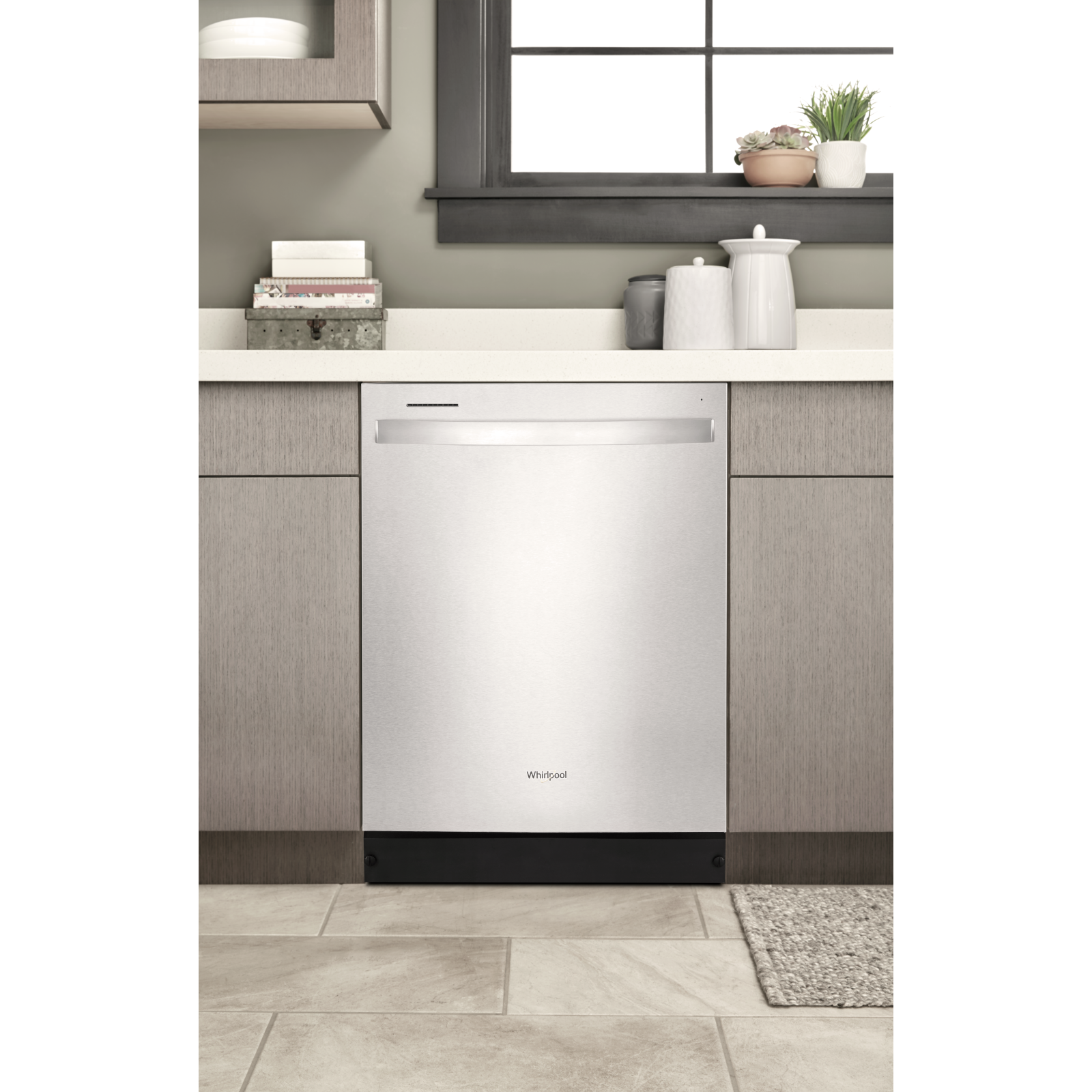 Whirlpool - 55 dBA Built In Dishwasher in Stainless - WDT540HAMZ