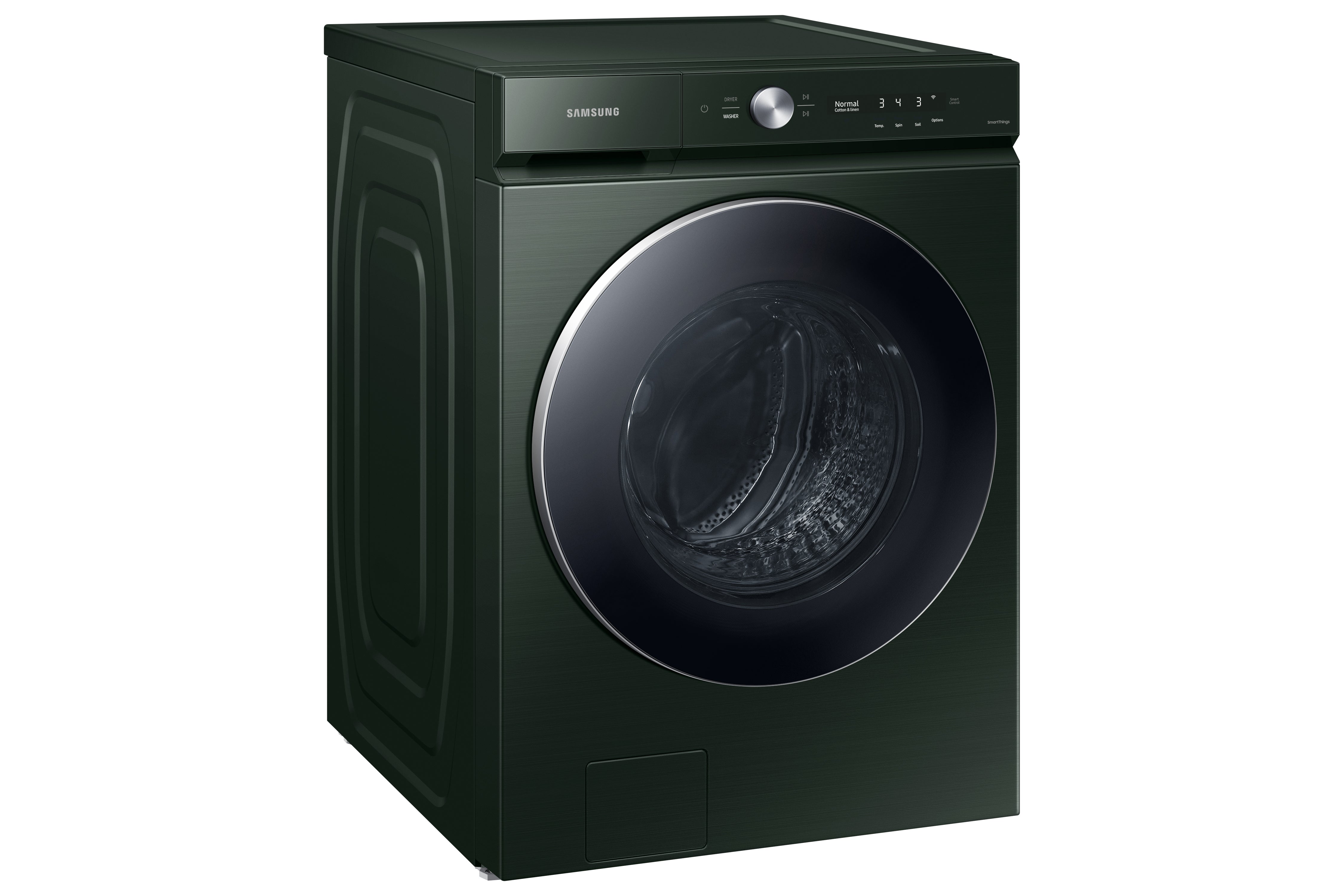 Samsung - 6.1 cu. Ft  Front Load Washer in Green - WF53BB8900AGUS