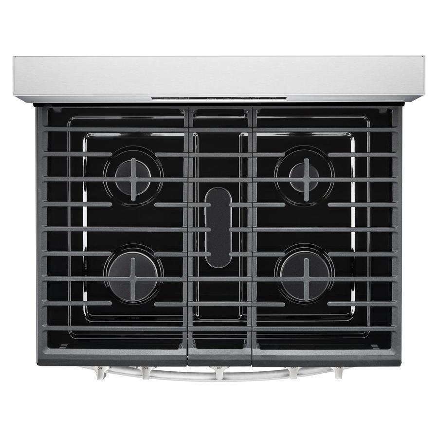 Whirlpool - 5 cu. ft  Gas Range in Stainless - WFG550S0HZ