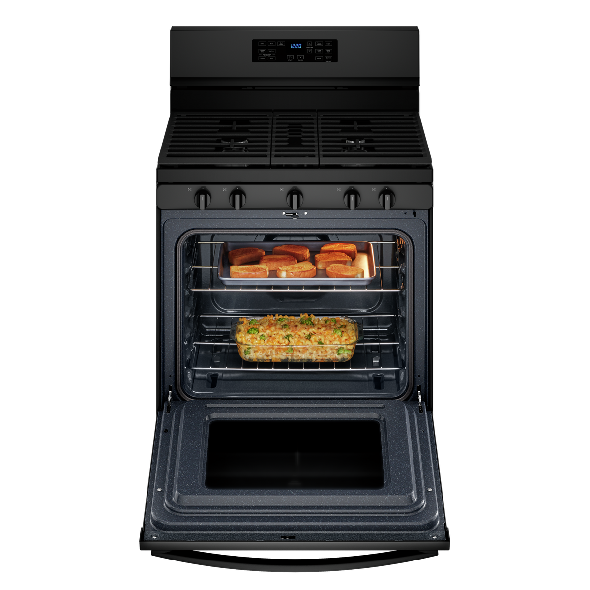 Whirlpool 5 cu. ft Gas Range in Black WFG550S0LB