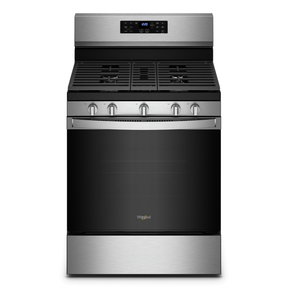 Whirlpool 5 cu. ft Gas Range in Stainless WFG550S0LZ