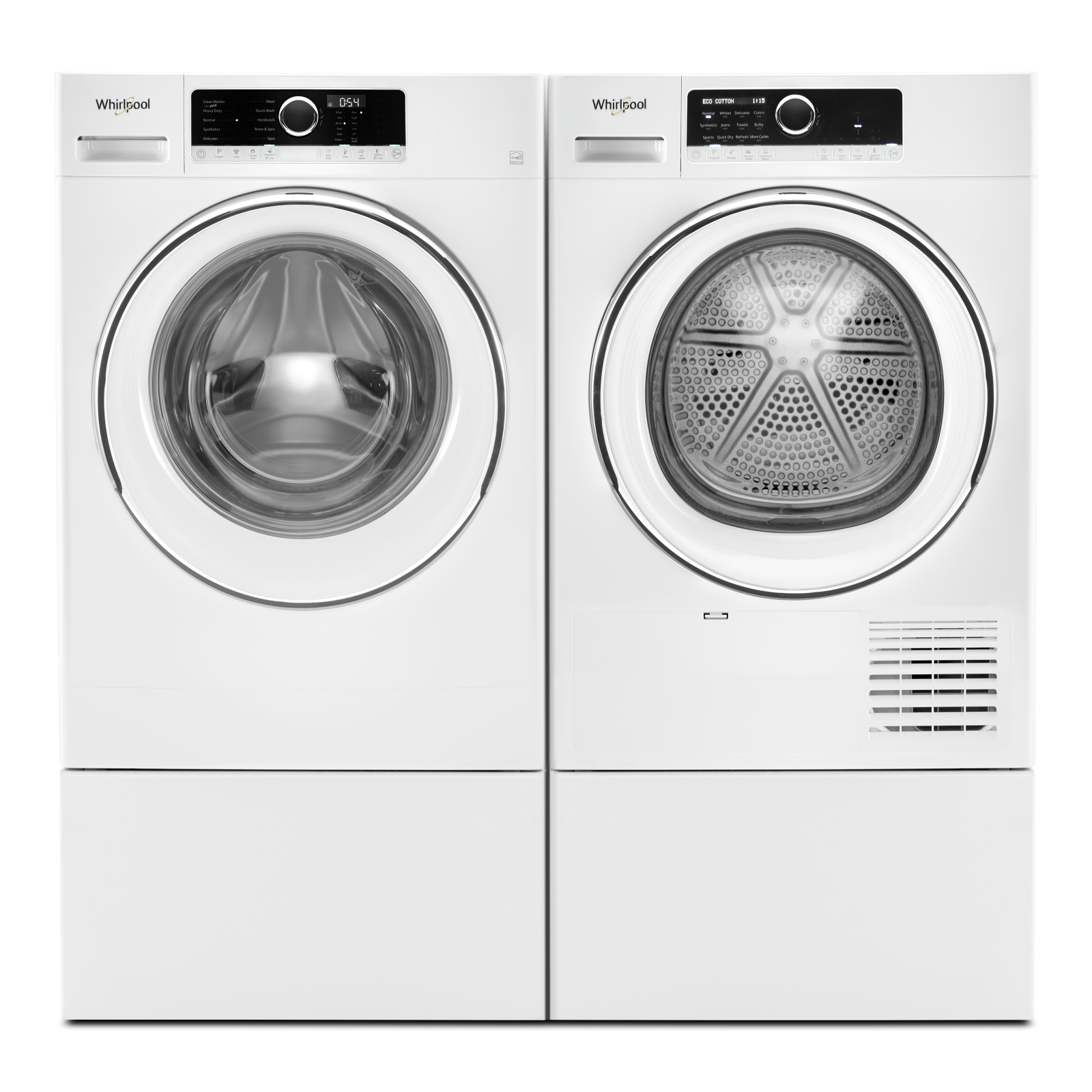 Whirlpool -  24" Pedestal Washer And Dryer  Accessories in White - WFP24GW