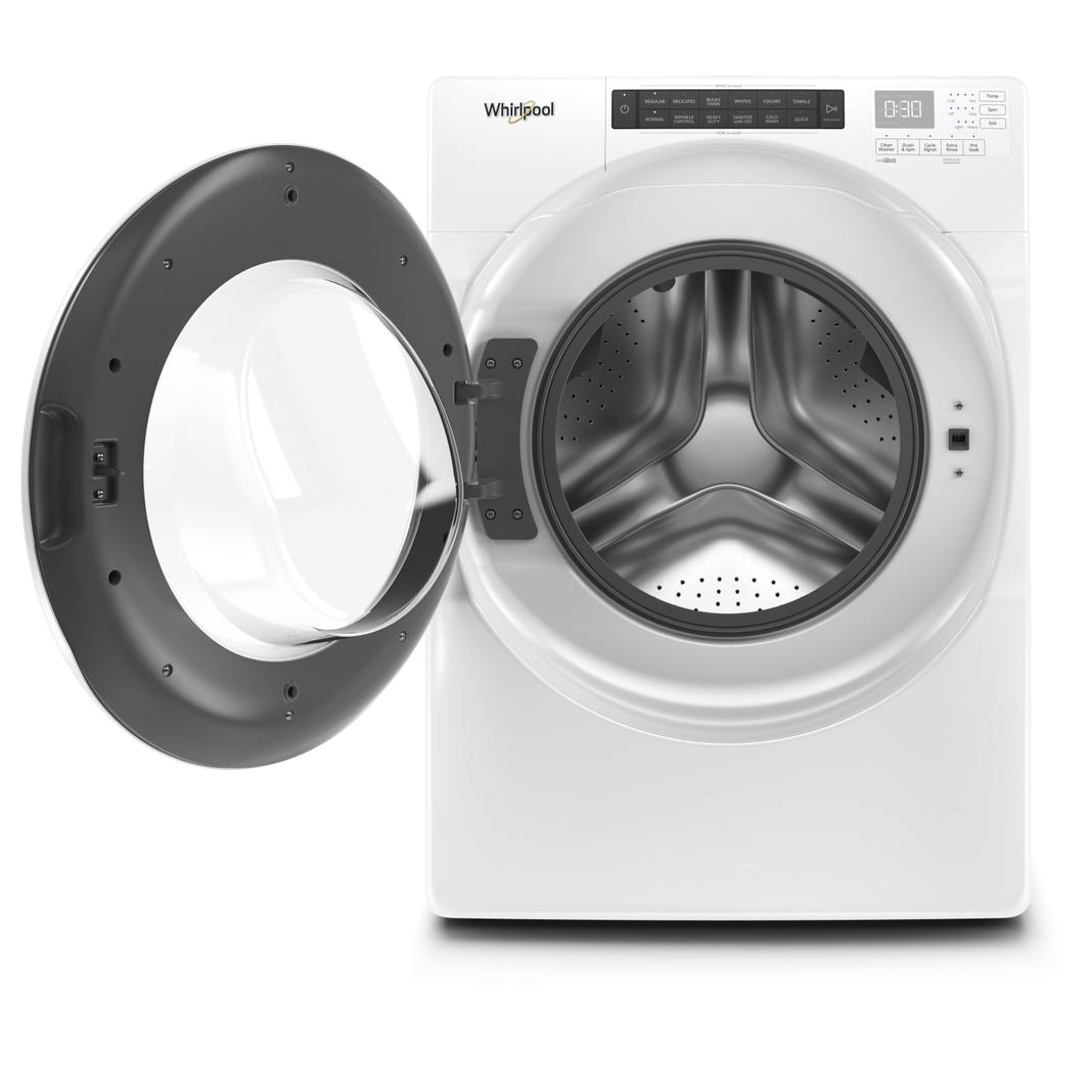 Whirlpool - 5.0 cu. Ft  Front Load Washer in White - WFW560CHW