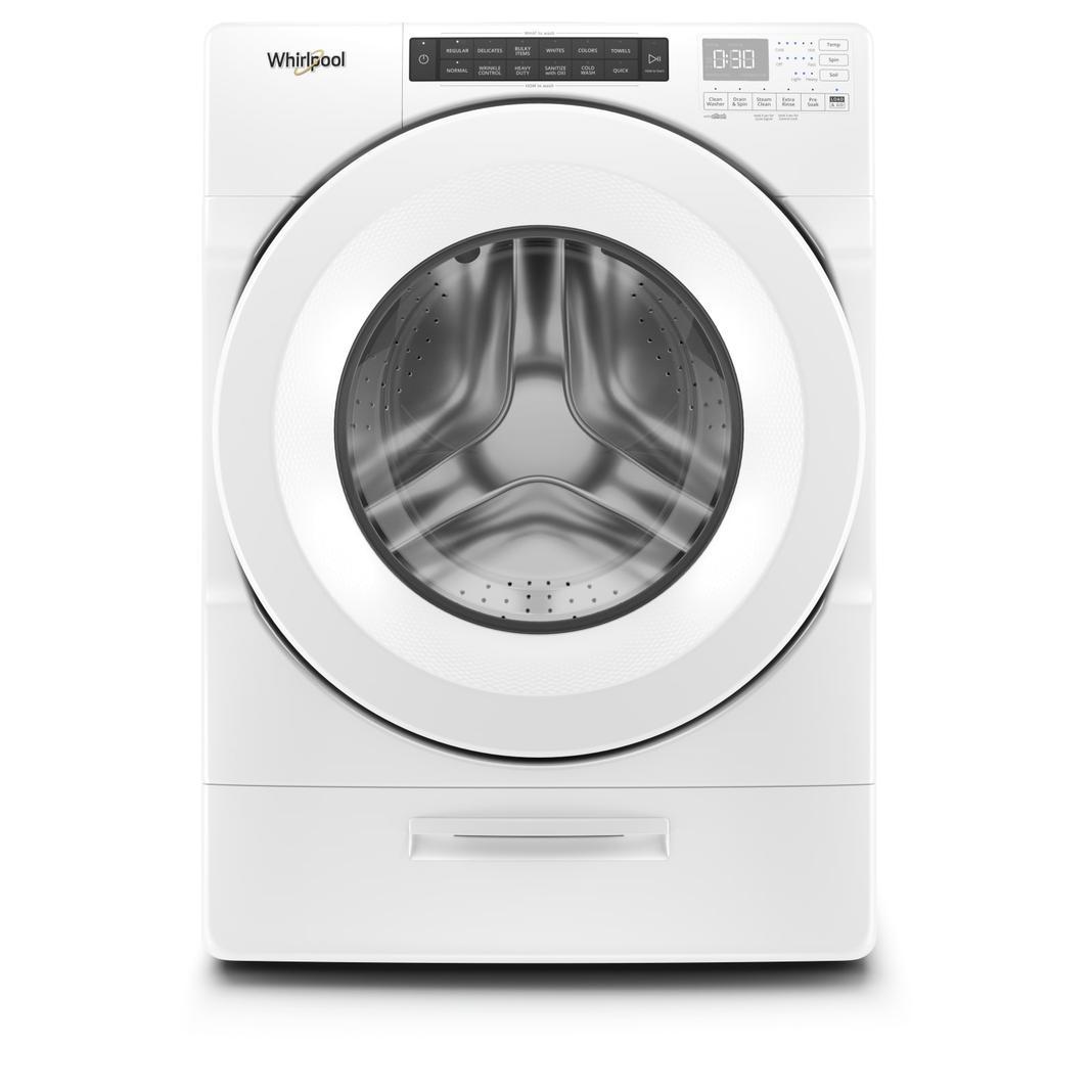 Whirlpool - 5.2 cu. Ft  Front Load Washer in White - WFW5620HW