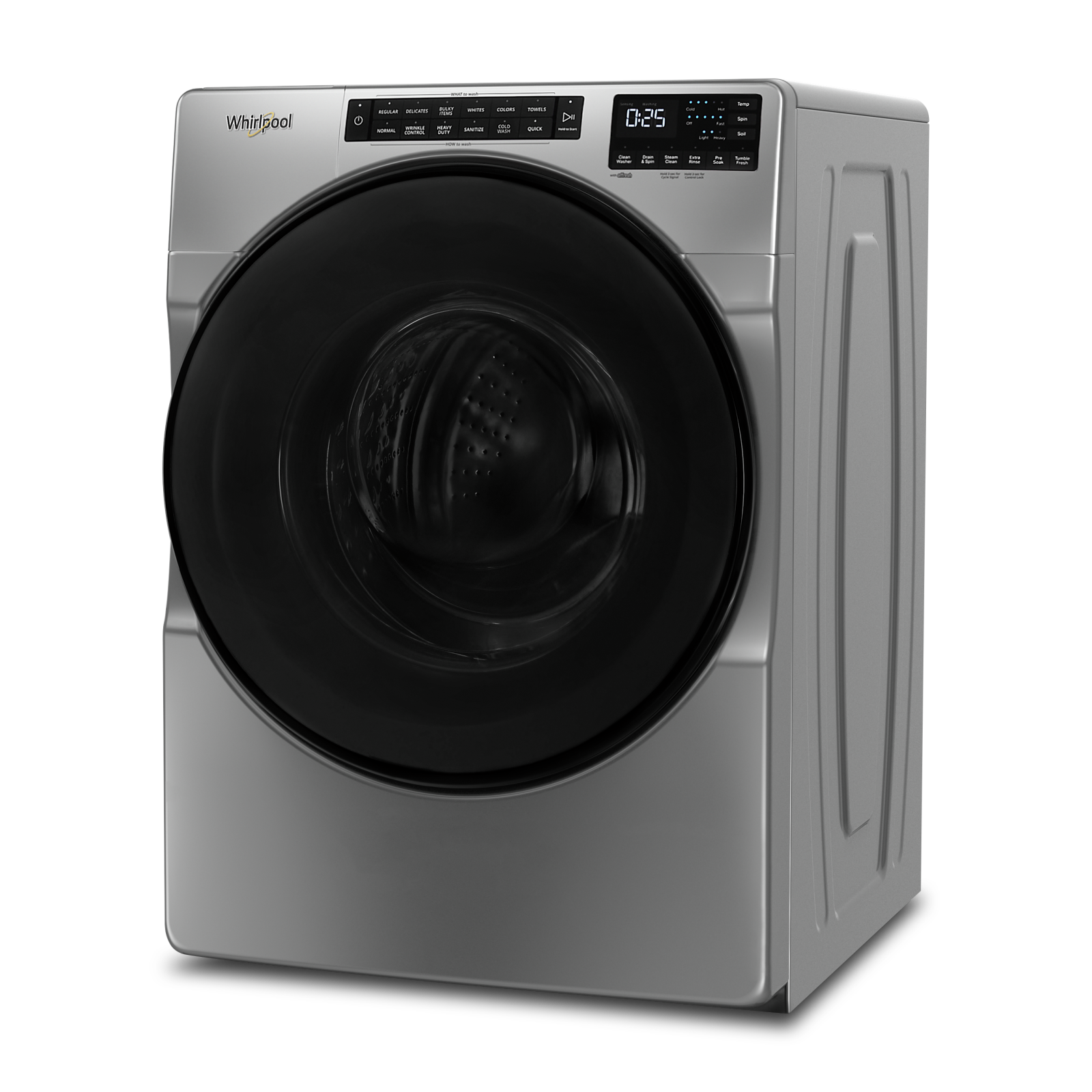 Whirlpool - 5.8 cu. Ft  Front Load Washer in Grey - WFW6605MC
