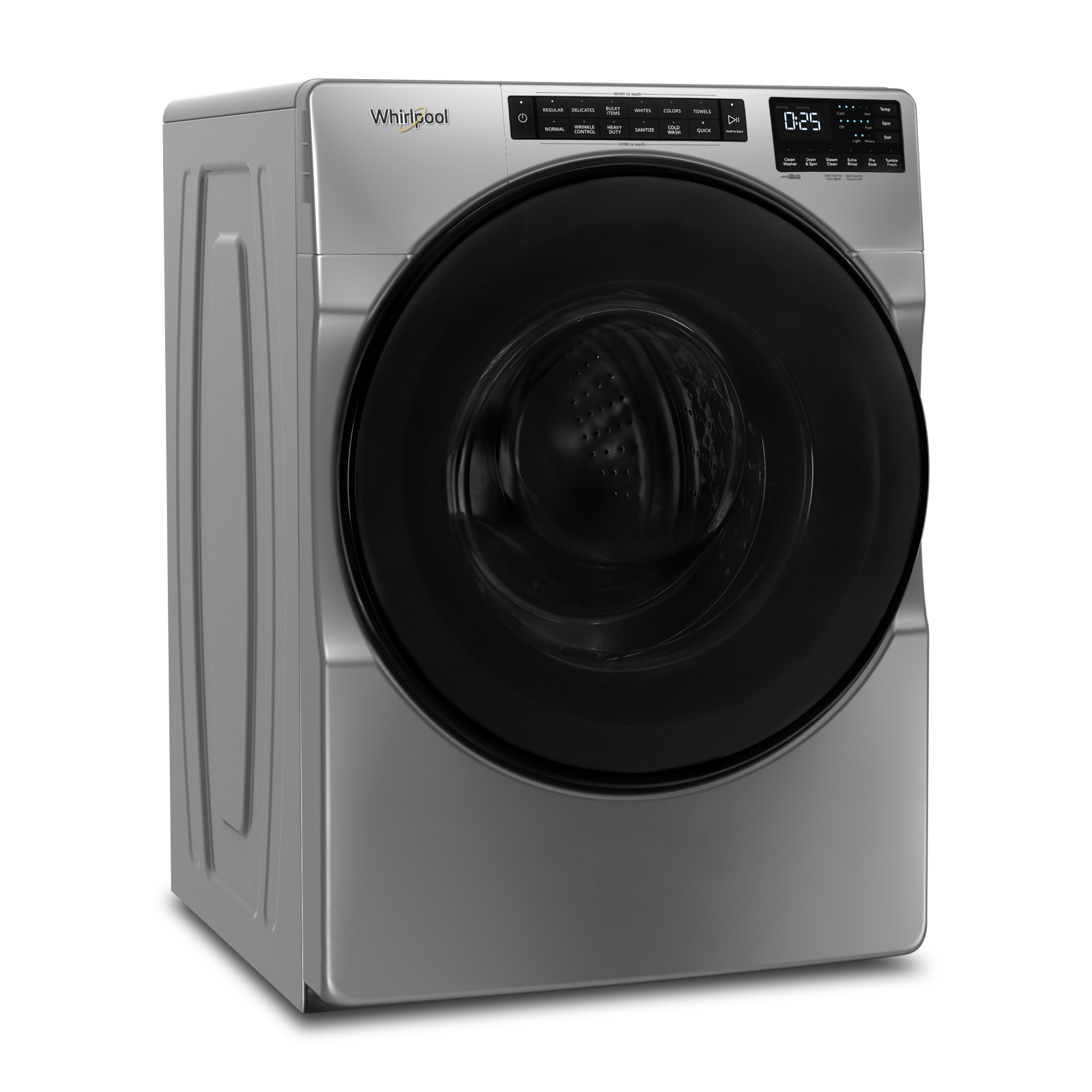 Whirlpool - 5.8 cu. Ft  Front Load Washer in Grey - WFW6605MC