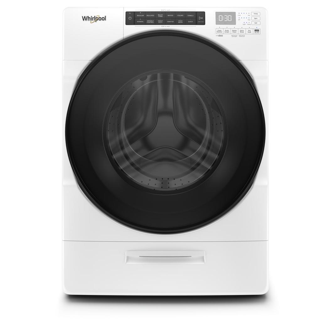 Whirlpool - 5.2 cu. Ft  Front Load Washer in White - WFW6620HW