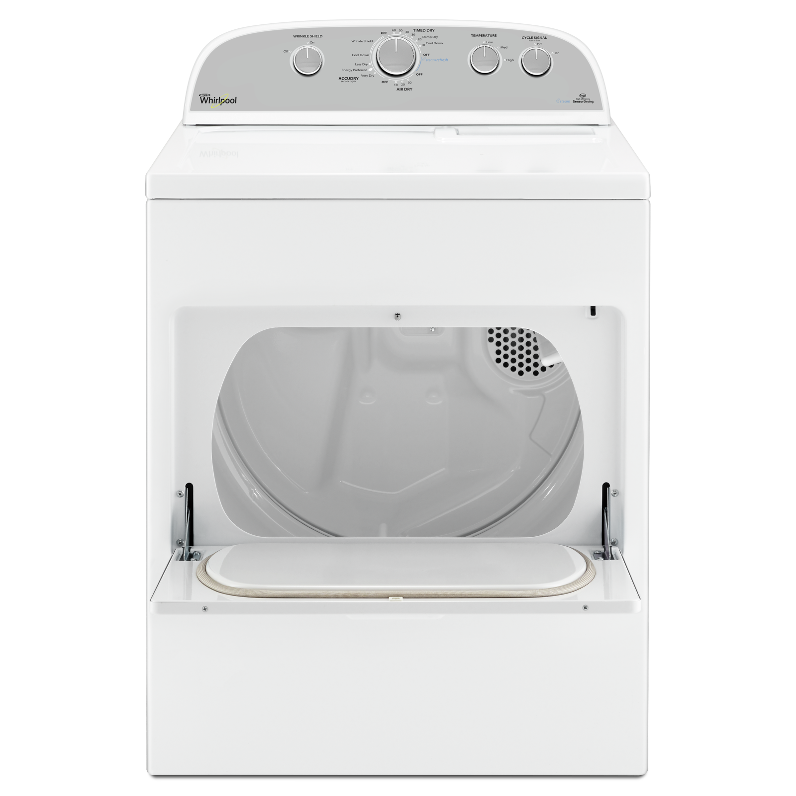 Whirlpool 7 Cu Ft Gas Dryer In White WGD49STBW