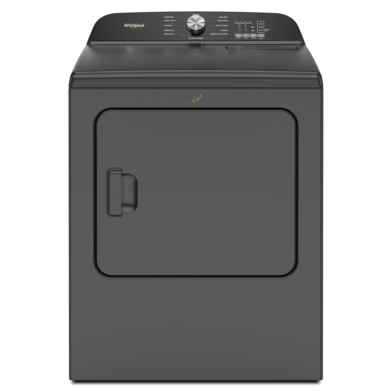 Whirlpool - 7 cu. Ft  Gas Dryer in Black - WGD6150PB