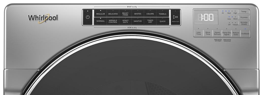Whirlpool - 7.4 cu. Ft  Gas Dryer in Grey - WGD8620HC
