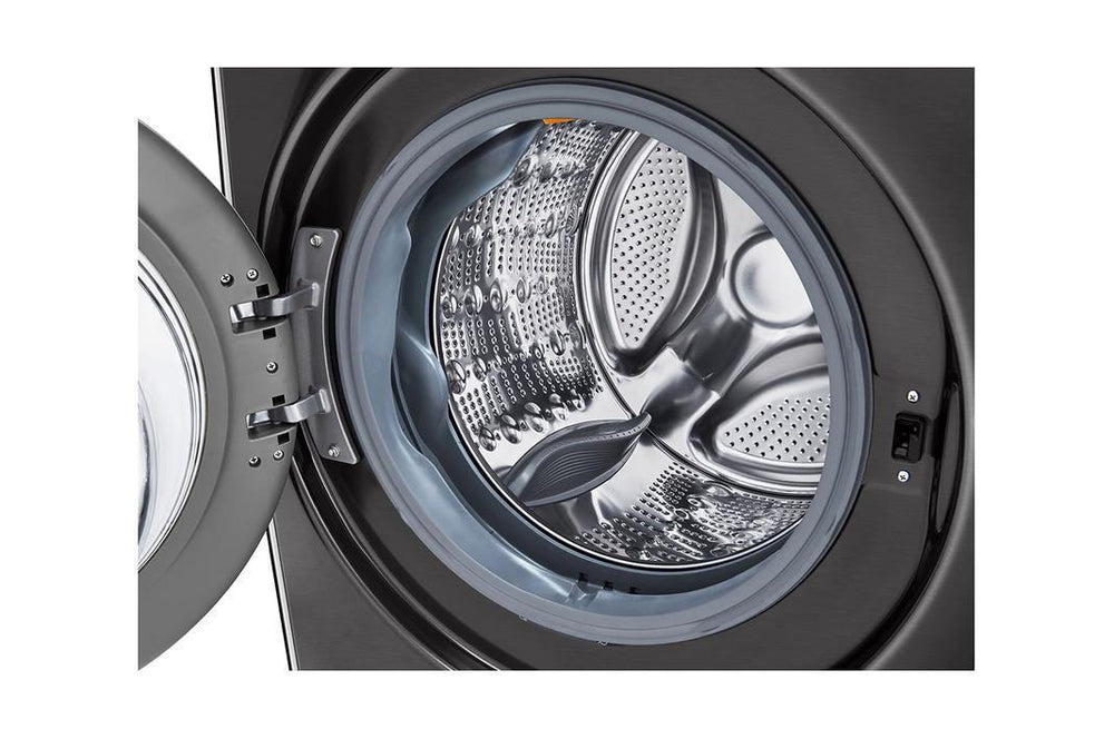 LG 5.2 cu. Ft Front Load Washer in Black Stainless WM4100HBA