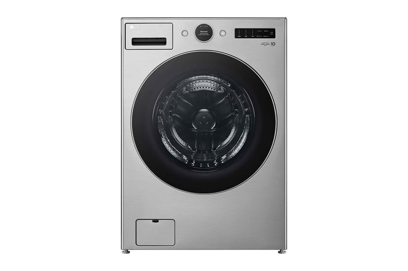 LG - 5.2 cu. Ft  Front Load Washer in Grey - WM5500HVA