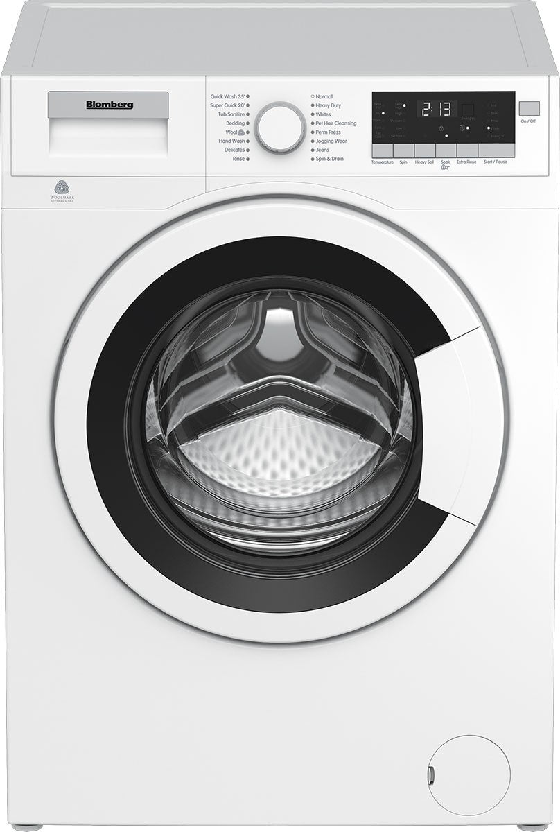 Blomberg - 2.5 cu. Ft  Front Load Washer in White - WM98200SX2