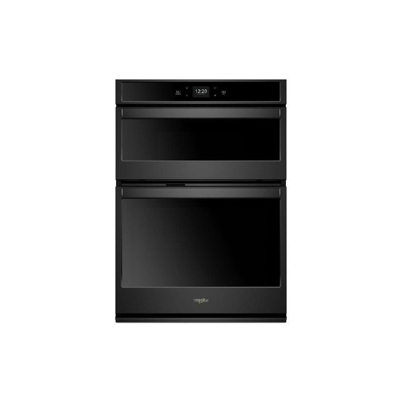 Whirlpool - 6.4 cu. ft Combination Wall Oven in Black - WOC54EC0HB