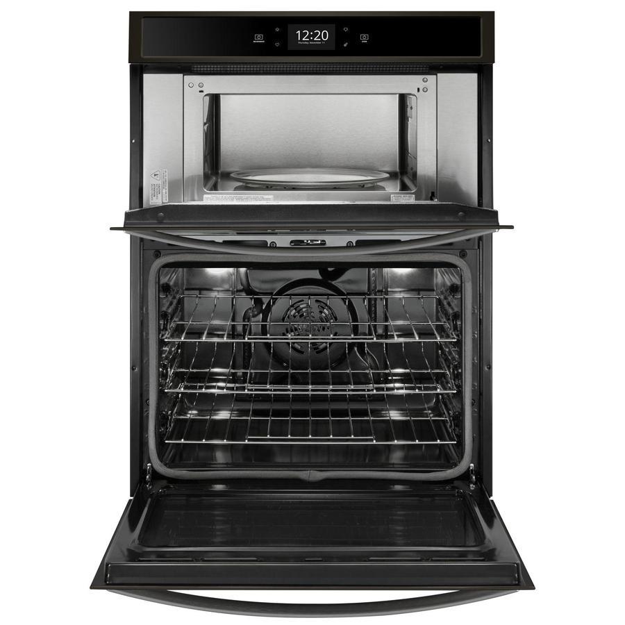 Whirlpool - 6.4 cu. ft Combination Wall Oven in Black Stainless - WOC75EC0HV