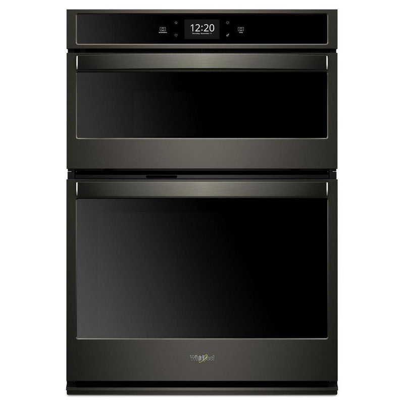 Whirlpool - 5.7 cu. ft Combination Wall Oven in Black Stainless - WOC75EC7HV