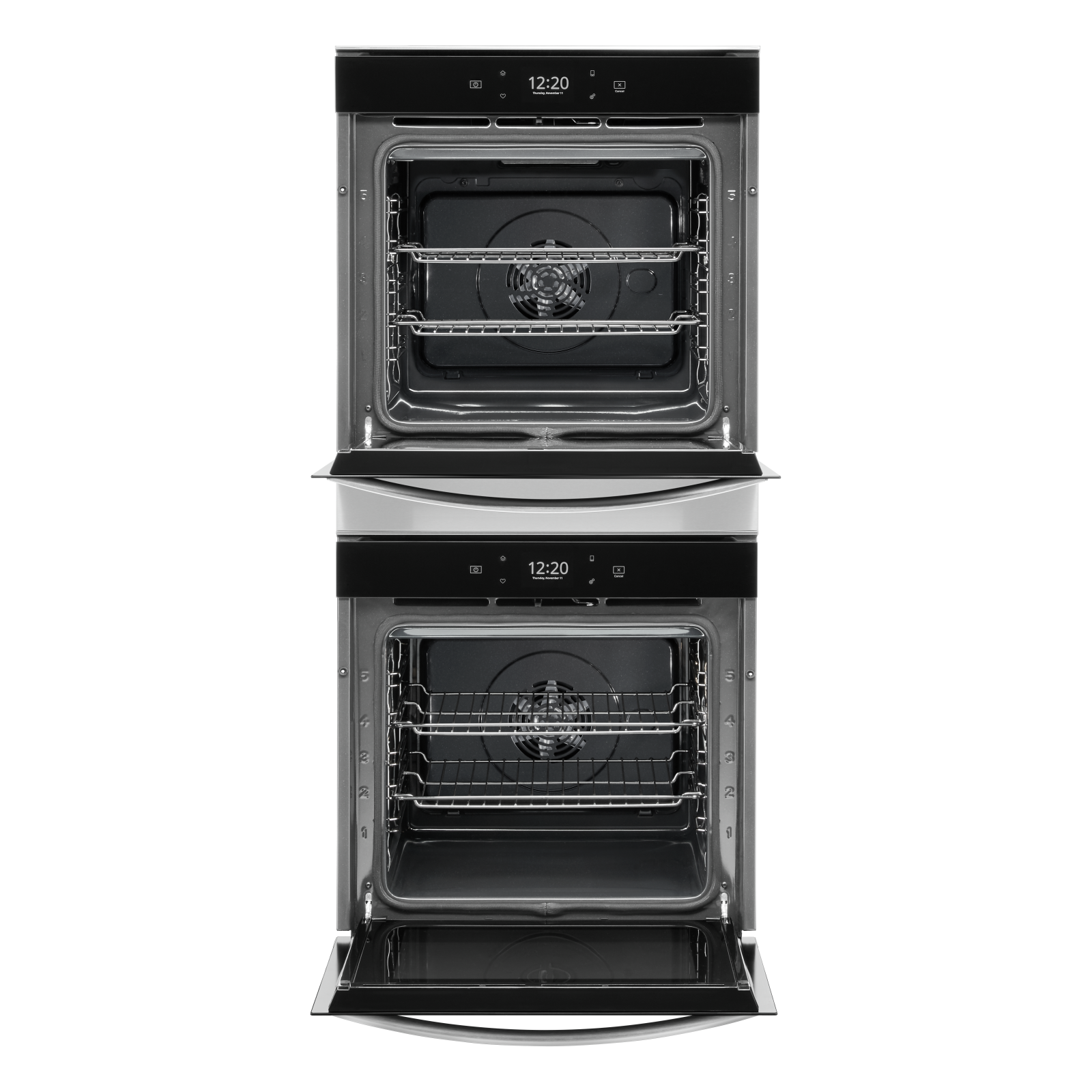 Whirlpool - 5.8 cu. ft Double Wall Oven in Stainless - WOD52ES4MZ