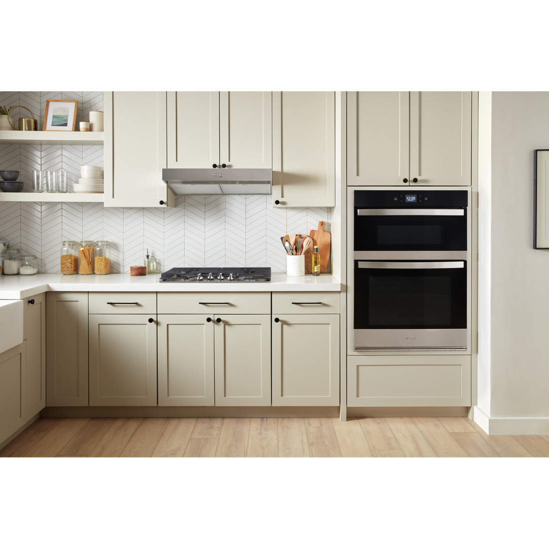 Whirlpool 6.4 cu. ft Combination Wall Oven in Stainless WOEC5030LZ