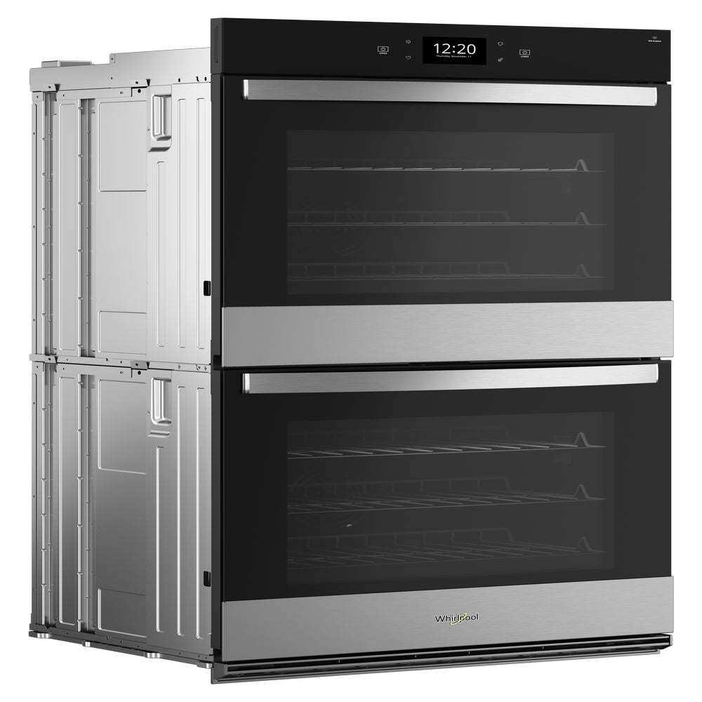Whirlpool - 10 cu. ft Double Wall Oven in Stainless - WOED7030PZ