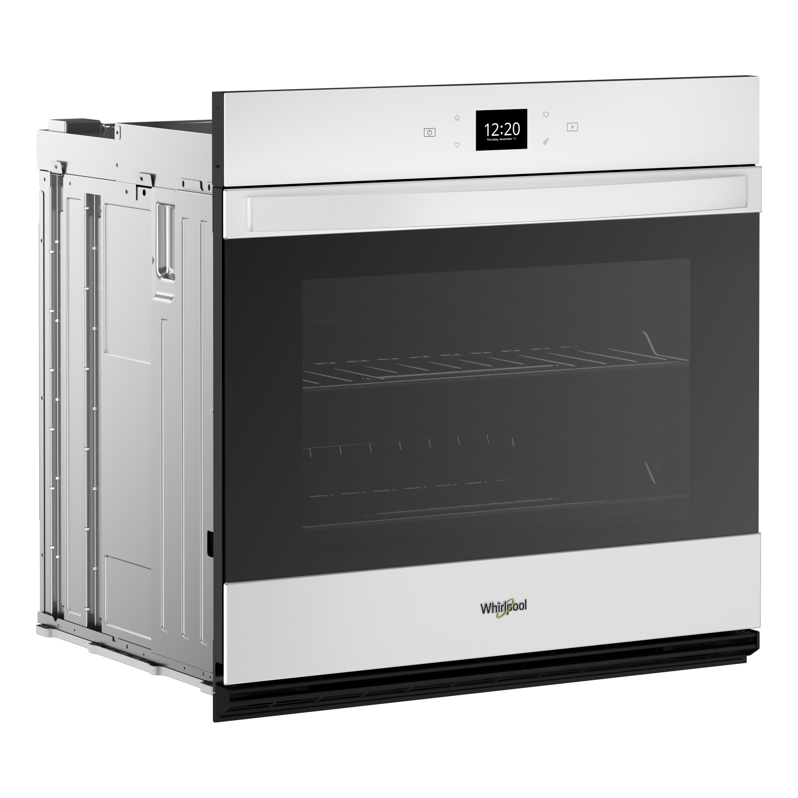 Whirlpool - 4.3 cu. ft Single Wall Oven in White - WOES5027LW