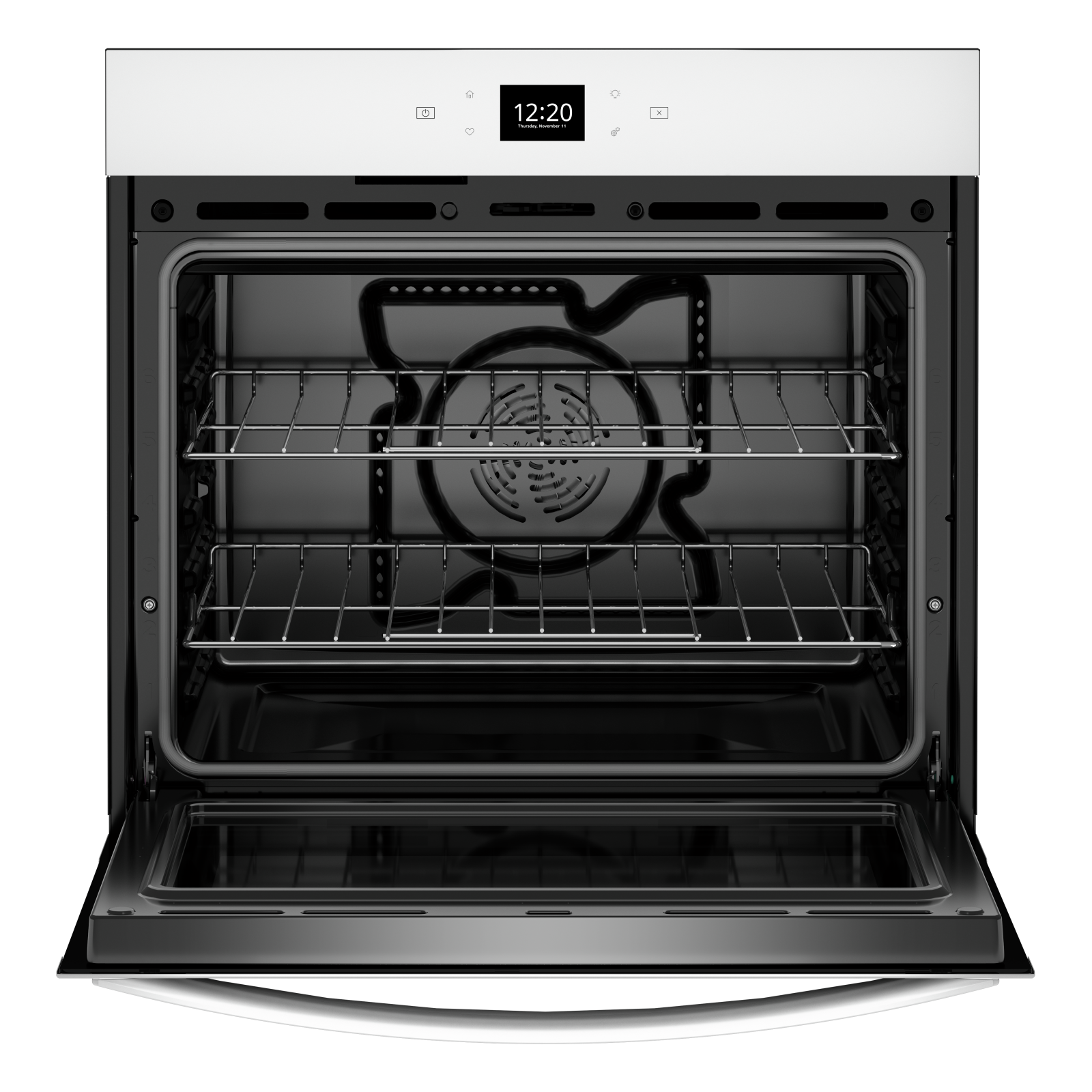 Whirlpool - 4.3 cu. ft Single Wall Oven in White - WOES5027LW