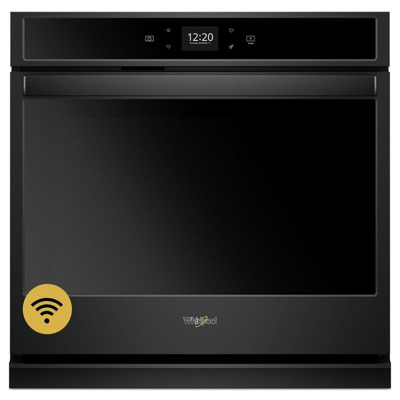 Whirlpool - 5 cu. ft Single Wall Oven in Black - WOS51EC0HB