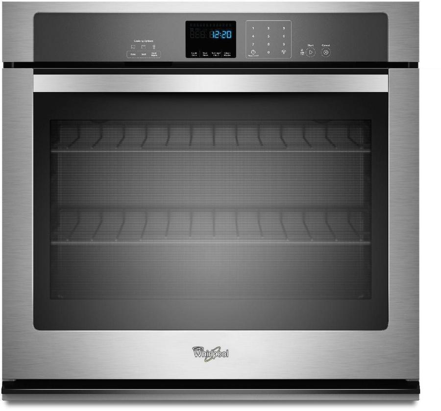 Whirlpool - 5.0 cu. ft Single Wall Oven in Stainless Steel - WOS51EC0HS