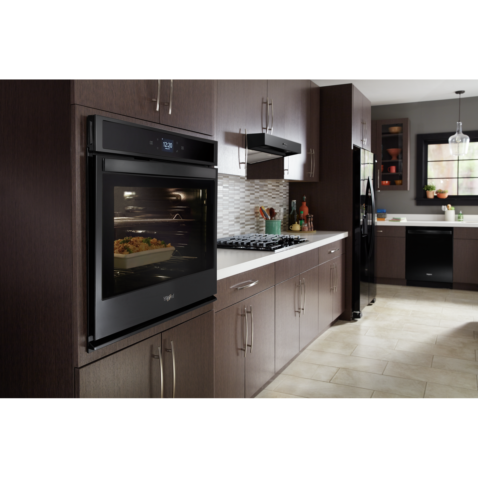 Whirlpool - 4.3 cu. ft Single Wall Oven in Black - WOS51EC7HB
