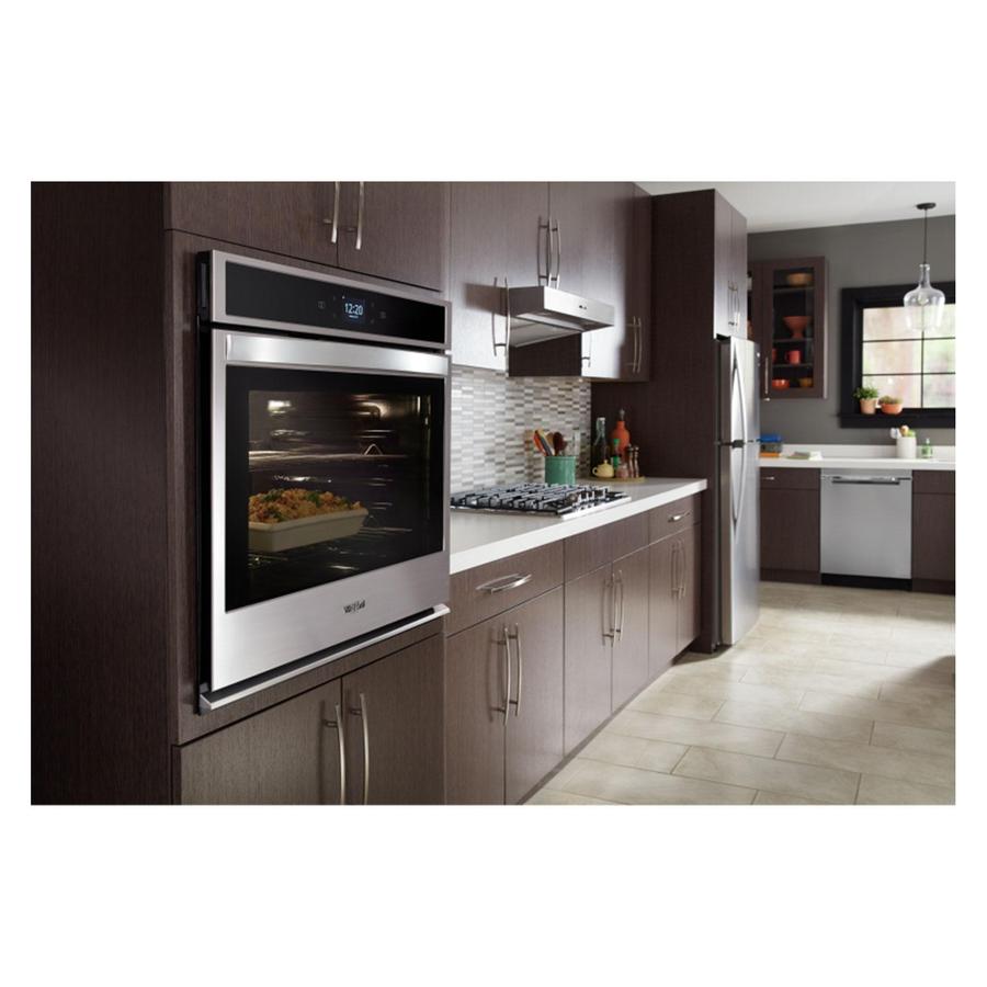 Whirlpool - 4.3 cu. ft Single Wall Oven in Stainless - WOS51EC7HS