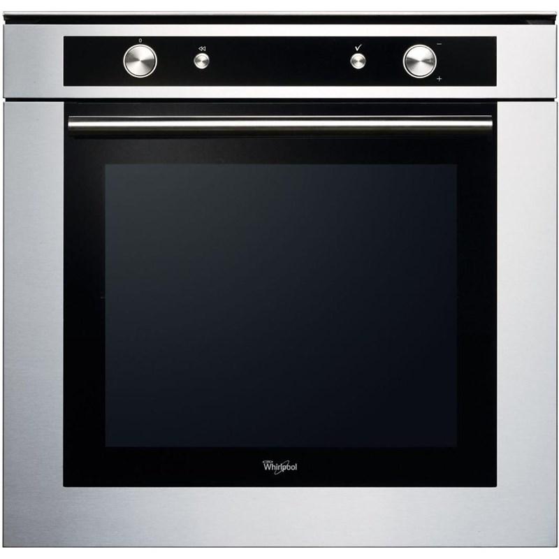 Whirlpool - 2.6 cu. ft Single Wall Oven in Black-on-Stainless - WOS52EM4AS