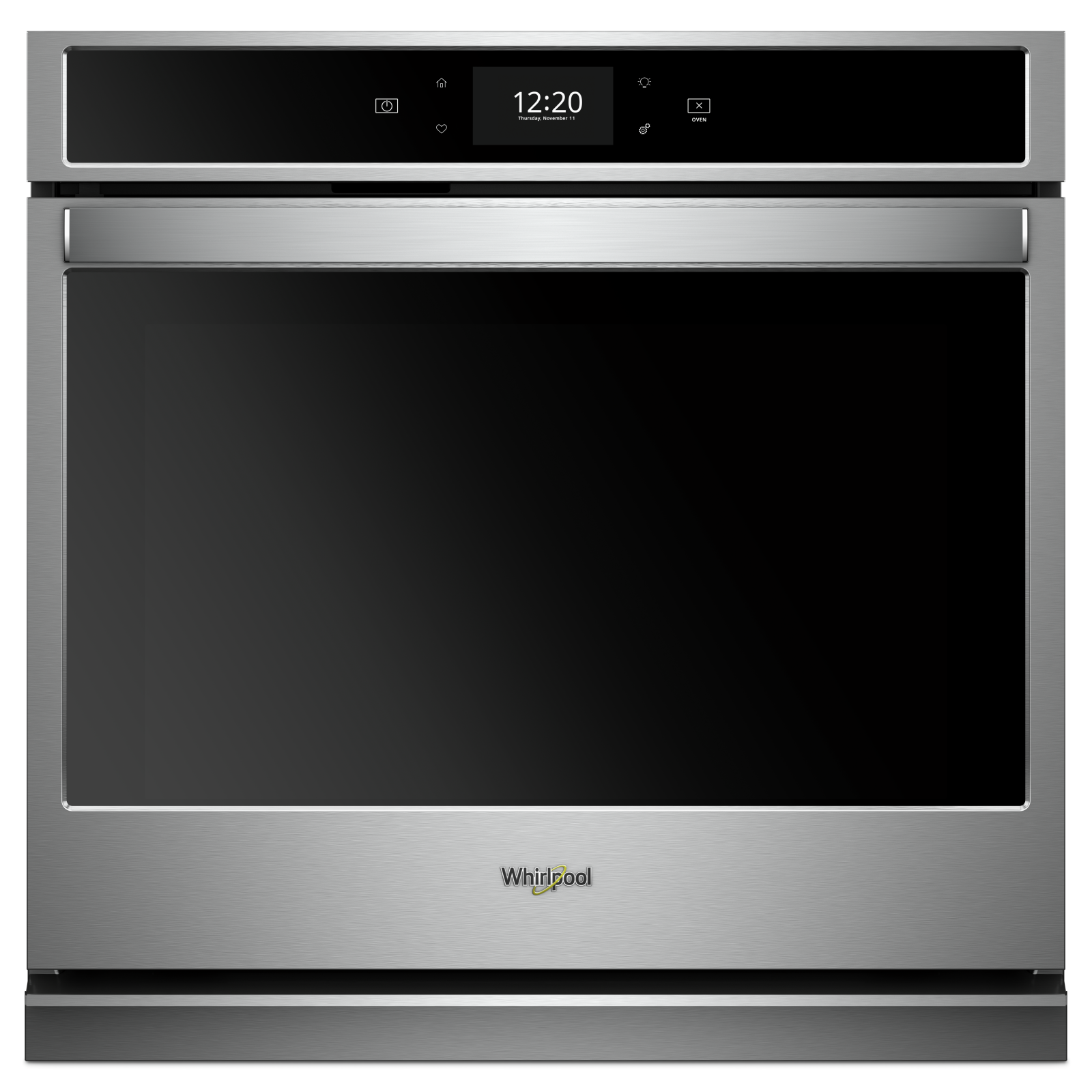 Whirlpool - 4.3 cu. ft Single Wall Wall Oven in Stainless - WOS72EC7HS