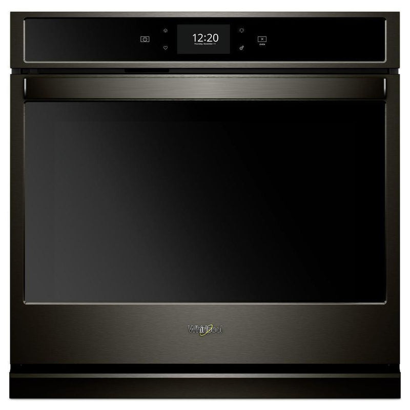 Whirlpool - 4.3 cu. ft Single Wall Oven in Black Stainless - WOS72EC7HV