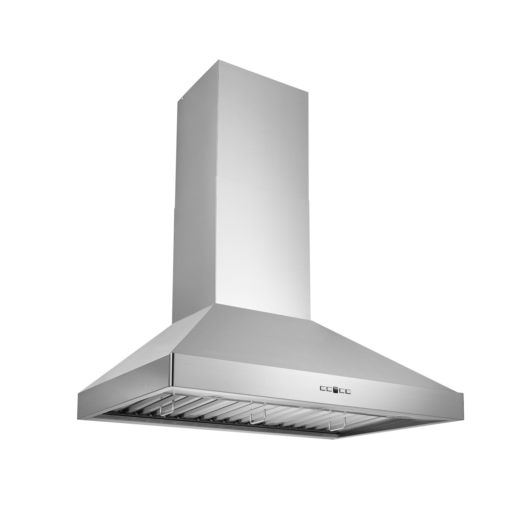 Best - 36 Inch 800 CFM Wall Mount and Chimney Range Vent in Stainless - WPP9IQ36SB