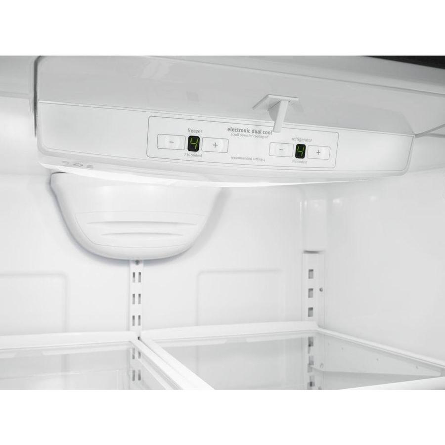 Whirlpool - 32.63 Inch 22.07 cu. ft Bottom Mount Refrigerator in Stainless - WRB322DMBM